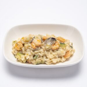 Risotto zucchine e gamberetti